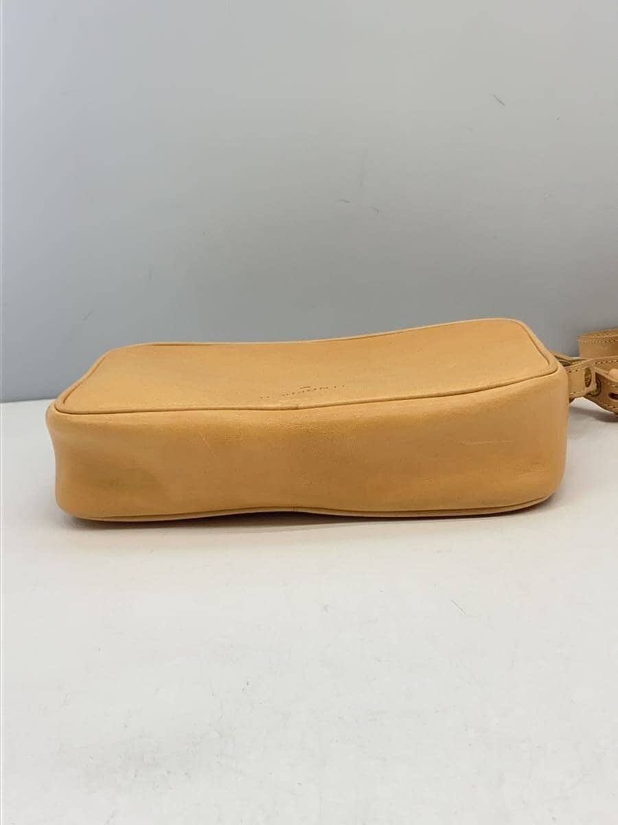 IL BISONTE Shoulder Bag Leather BEG 4