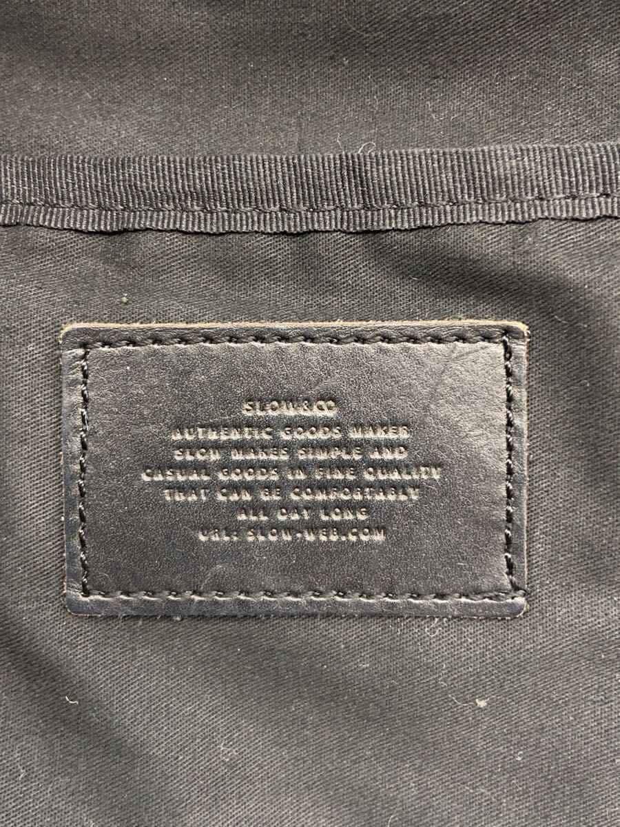 SLOW&CO Bag Leather Black 5