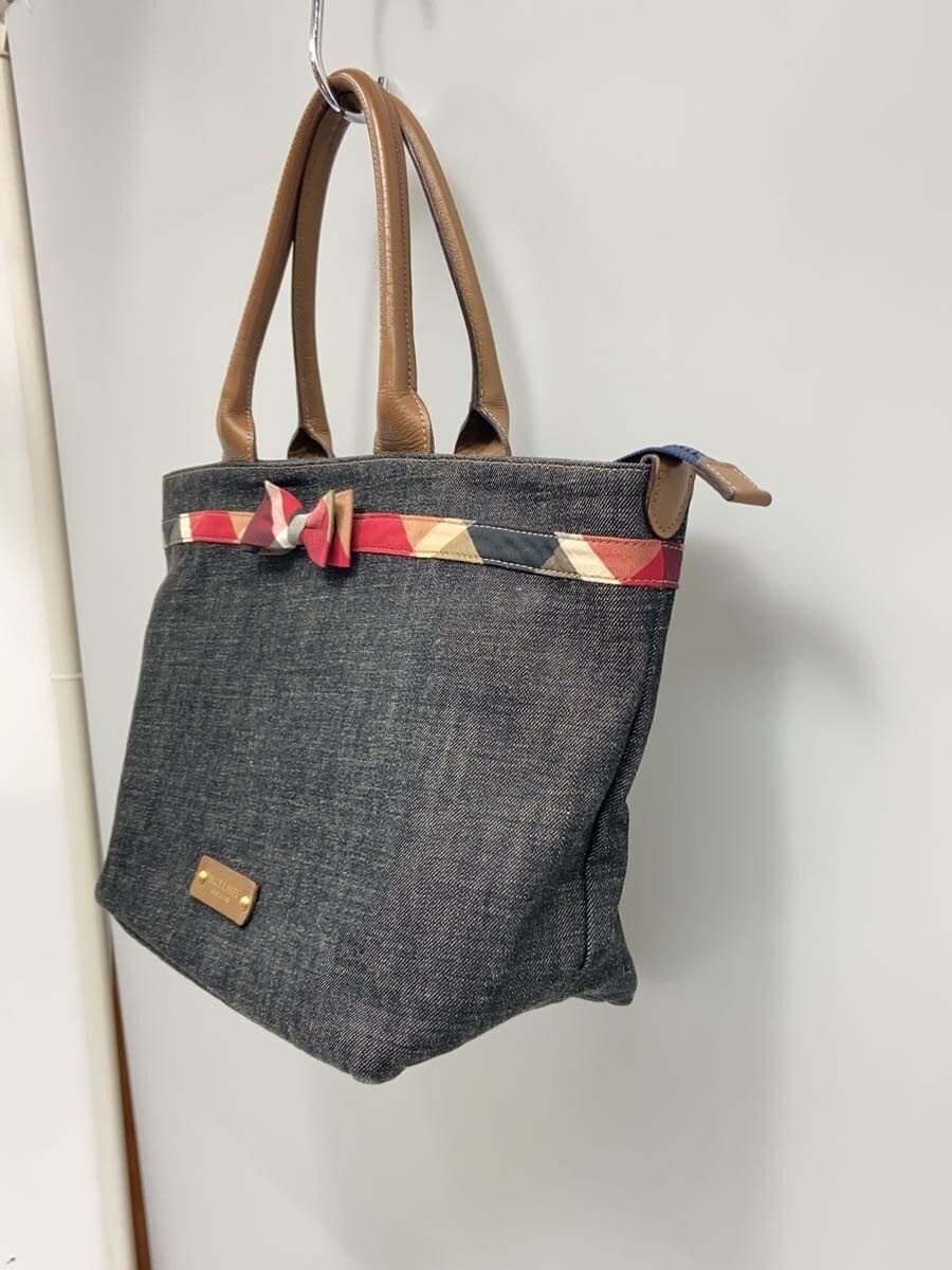 BLUE LABEL CRESTBRIDGE tote bag cotton IDG plain 2