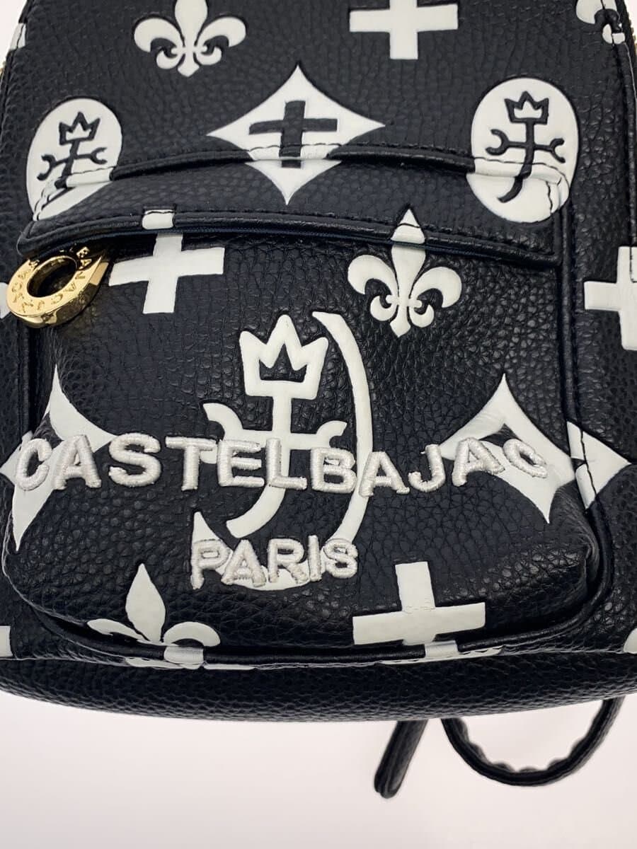 CASTELBAJAC Backpack WHT All Over Pattern 068732 5