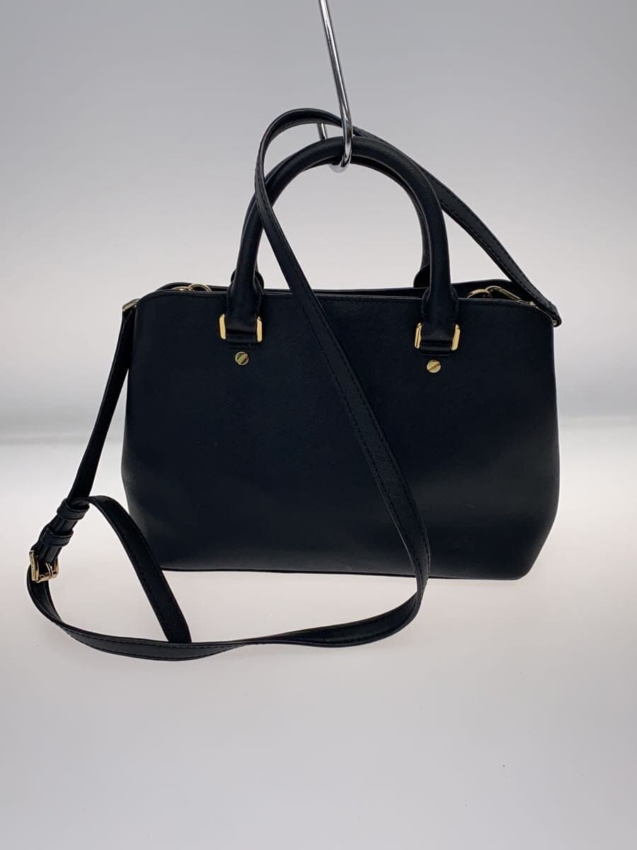 MICHAEL KORS Shoulder Bag Leather BLK Solid 30S6GS7S2L 3