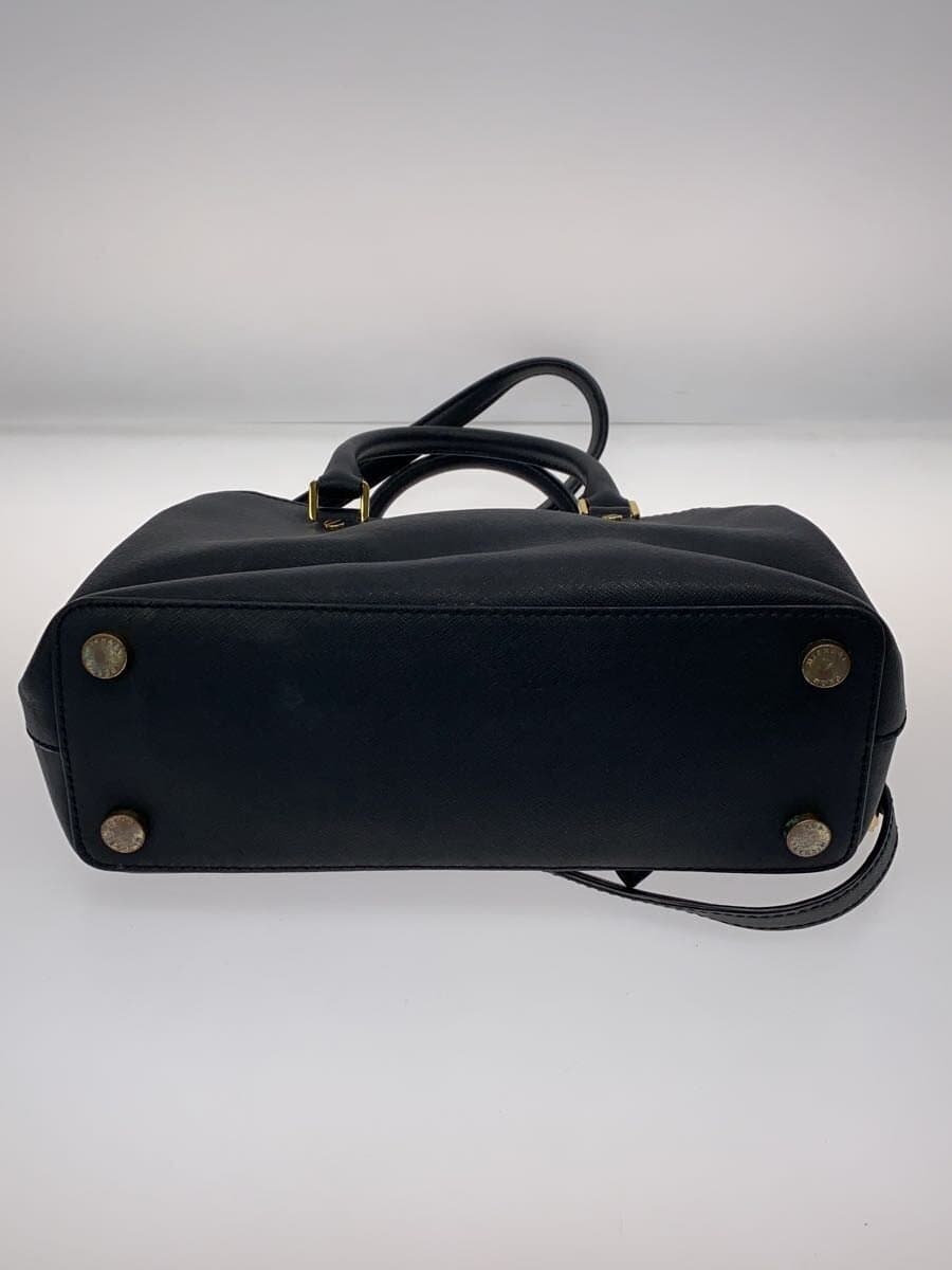 MICHAEL KORS Shoulder Bag Leather BLK Solid 30S6GS7S2L 4