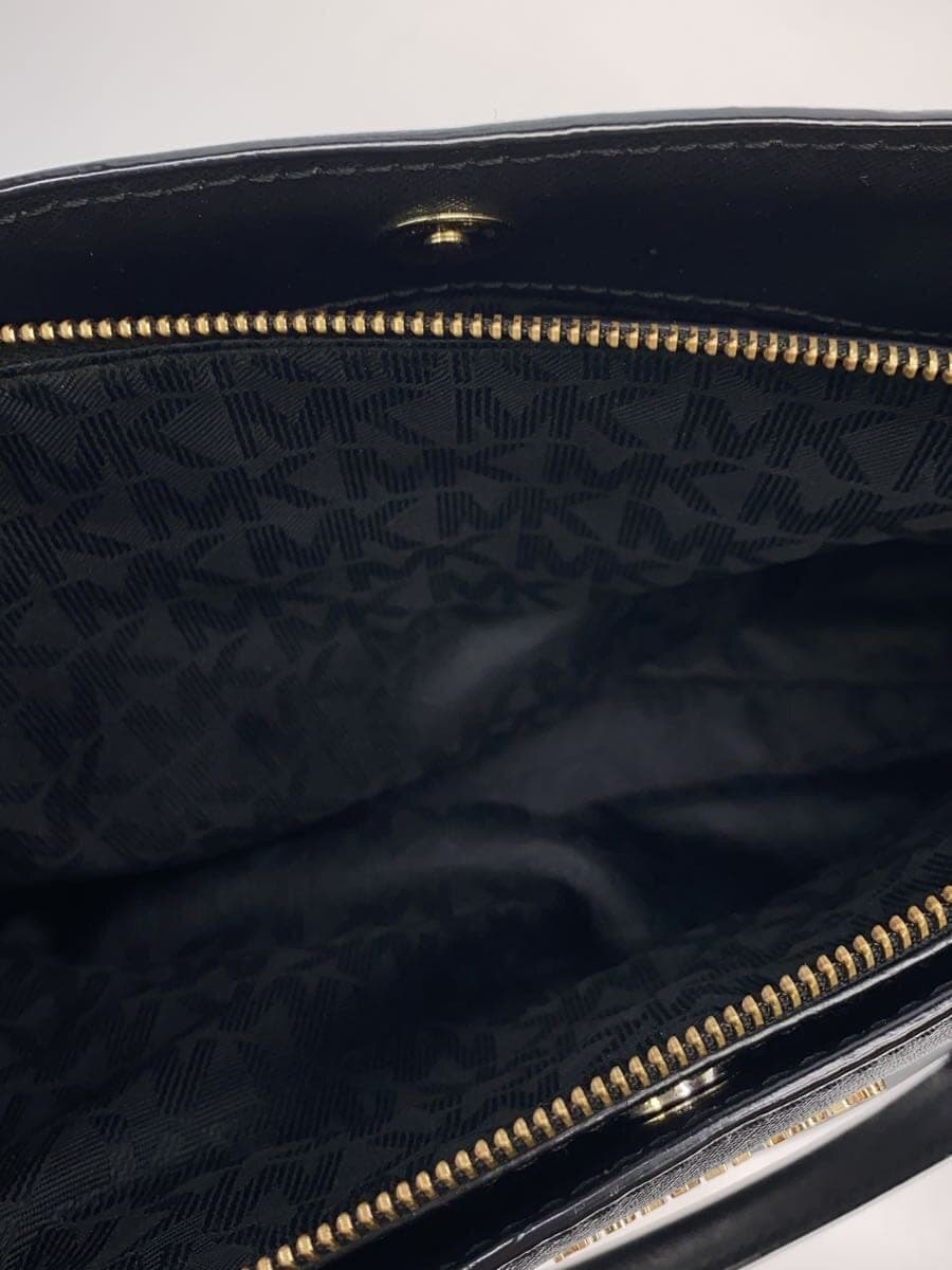 MICHAEL KORS Shoulder Bag Leather BLK Solid 30S6GS7S2L 6