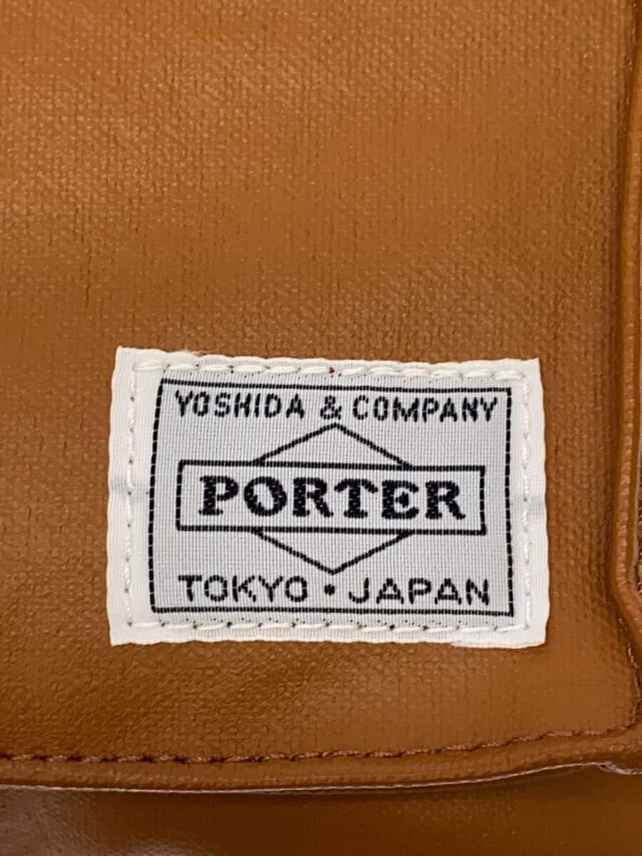 PORTER Shoulder Bag Leather BRW Solid 5