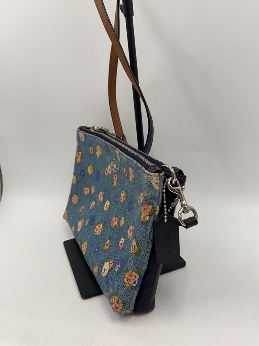 COACH Shoulder Bag Canvas NVY Floral A1781-F57549 2