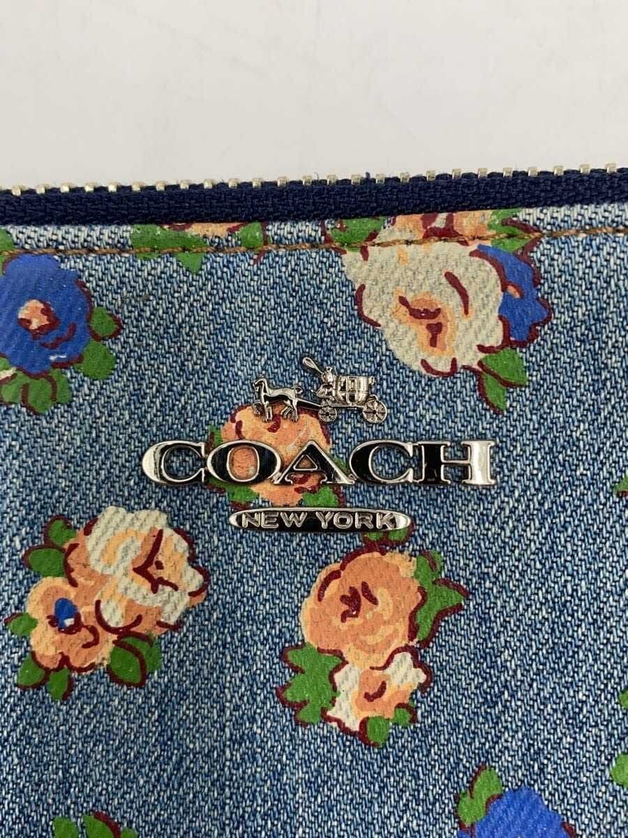COACH Shoulder Bag Canvas NVY Floral A1781-F57549 5