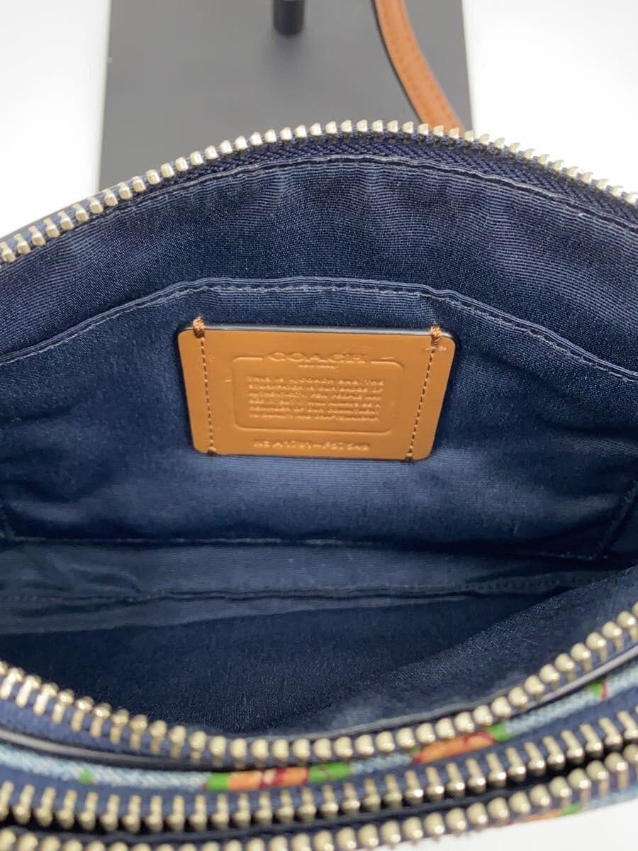 COACH Shoulder Bag Canvas NVY Floral A1781-F57549 6