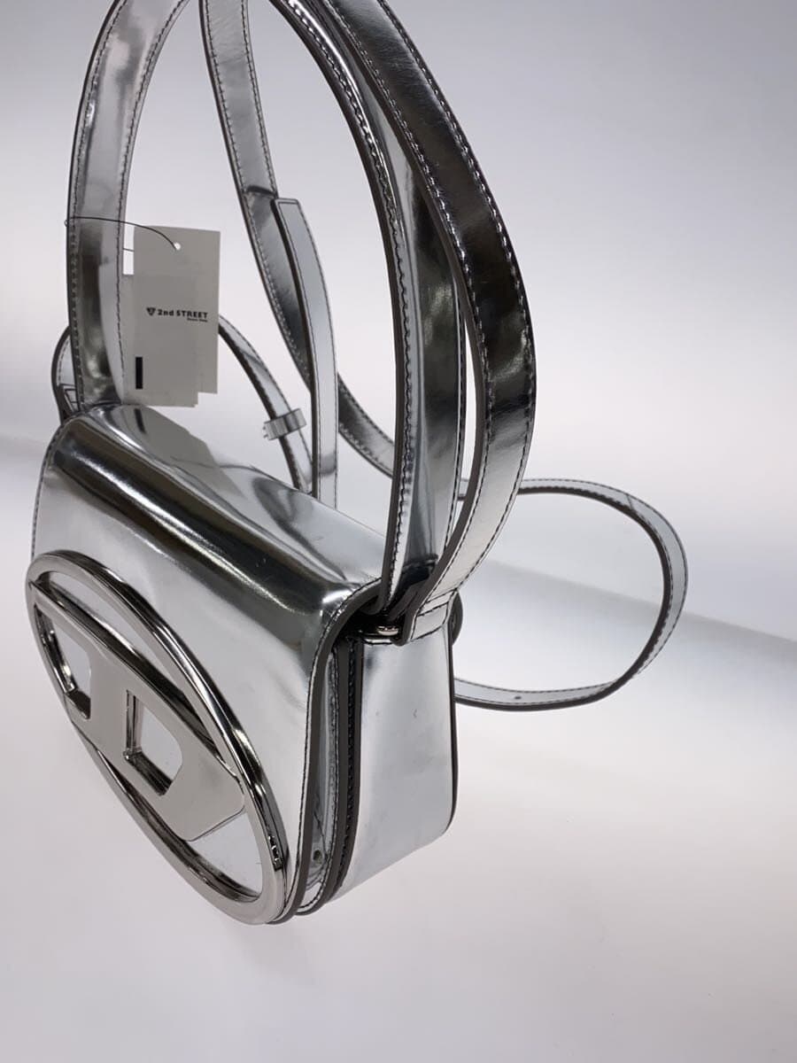 DIESEL Shoulder Bag Patent Leather SLV x08396 2