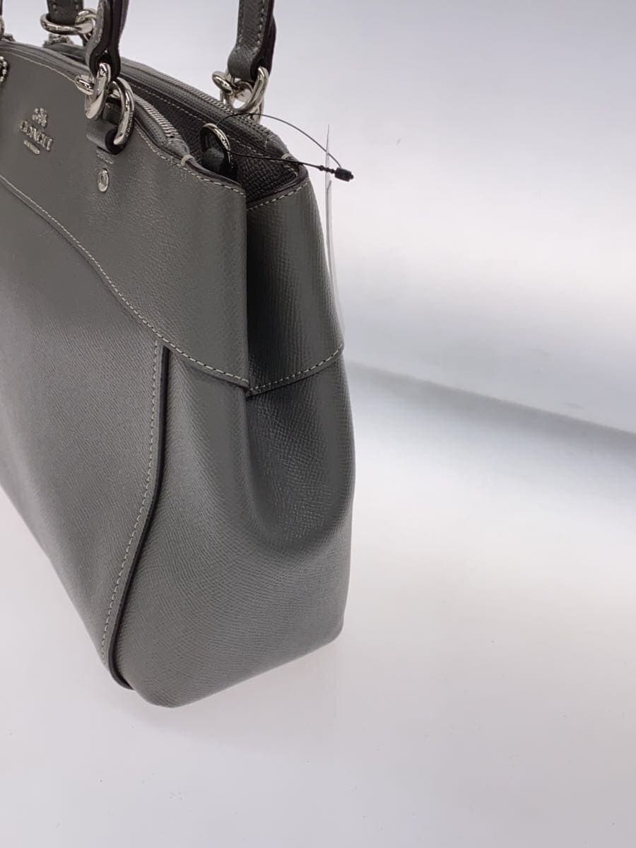 COACH Shoulder Bag Leather GRY Solid B1877-F25397 2