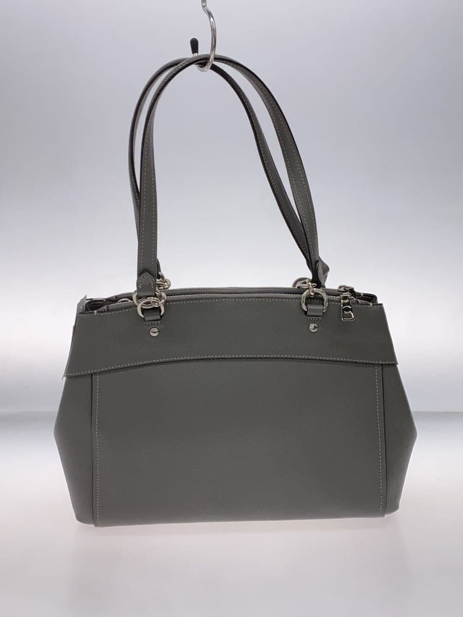 COACH Shoulder Bag Leather GRY Solid B1877-F25397 3