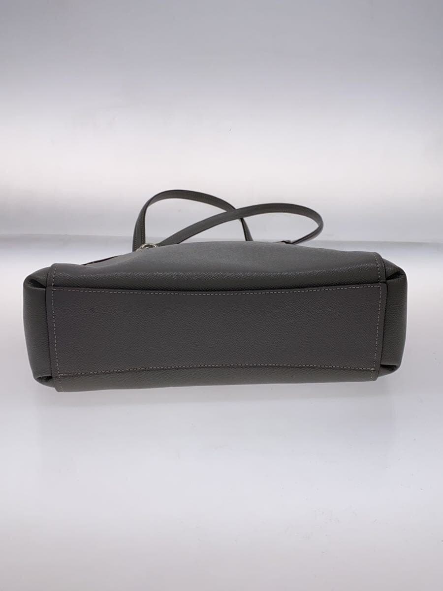 COACH Shoulder Bag Leather GRY Solid B1877-F25397 4