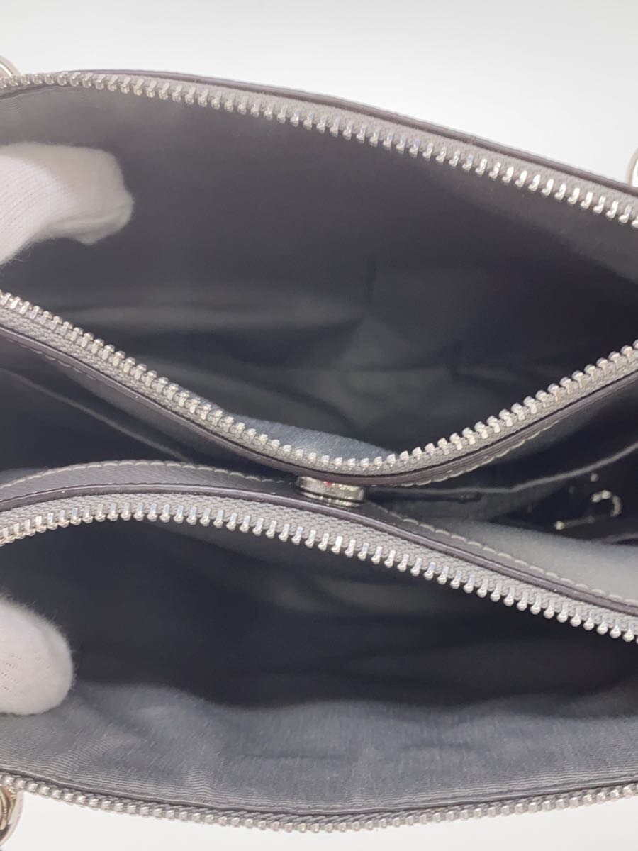 COACH Shoulder Bag Leather GRY Solid B1877-F25397 6