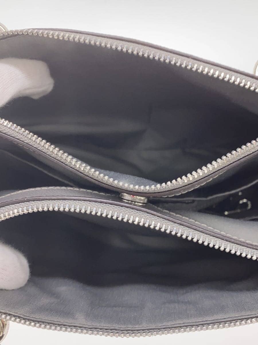 COACH Shoulder Bag Leather GRY Solid B1877-F25397 6