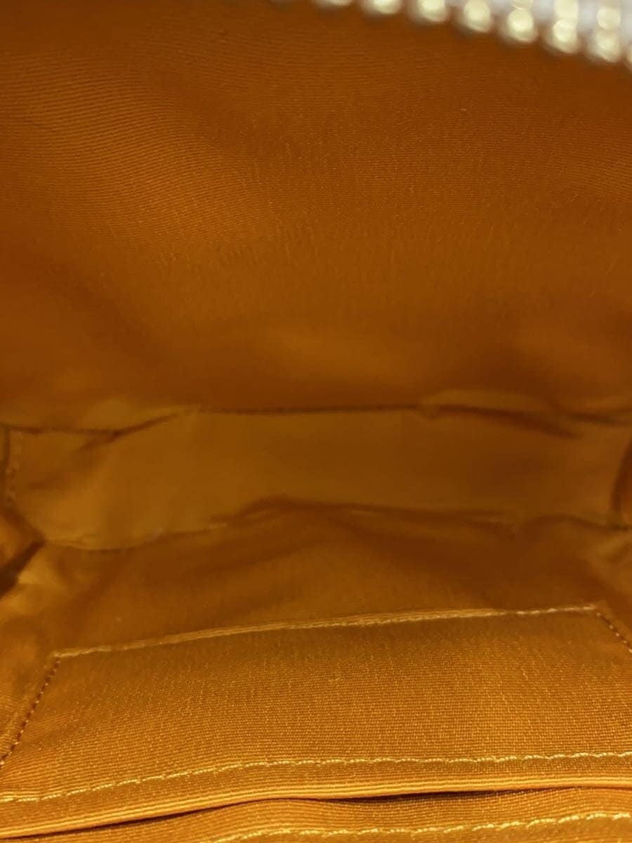 COACH Shoulder Bag Leather Cream 6