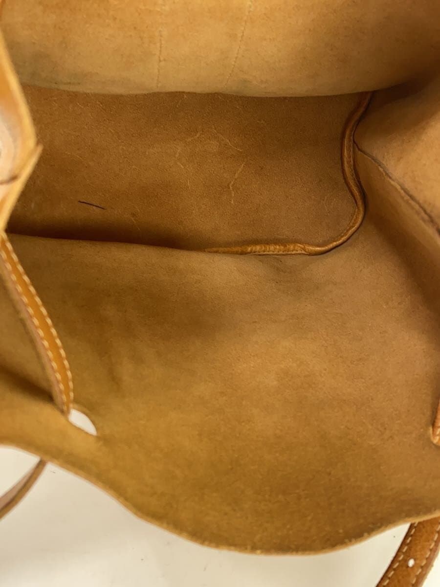 IL BISONTE Shoulder Bag Leather Camel Solid 6