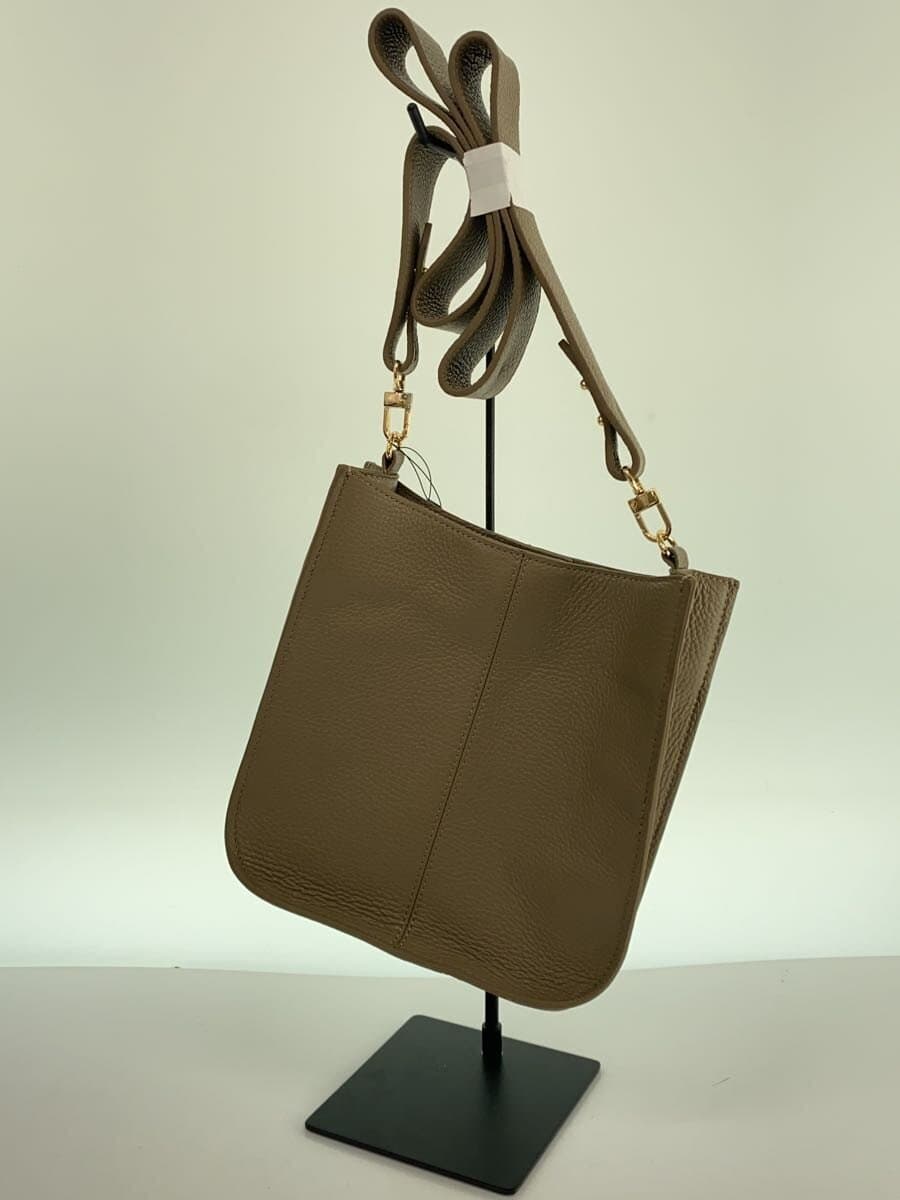 Other Brand Shoulder Bag Leather Brown Solid 3