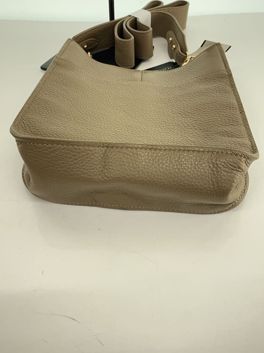 Other Brand Shoulder Bag Leather Brown Solid 4