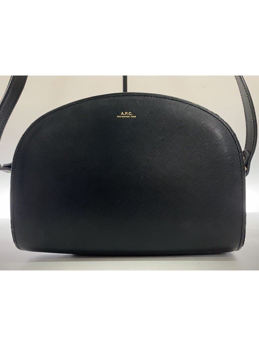A.P.C. Shoulder Bag Leather BLK