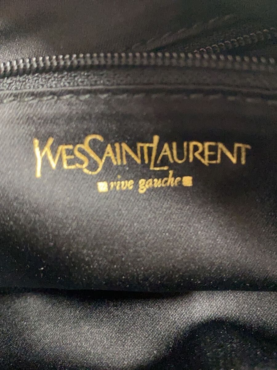 YVES SAINT LAURENT Shoulder Bag Canvas BLK 5