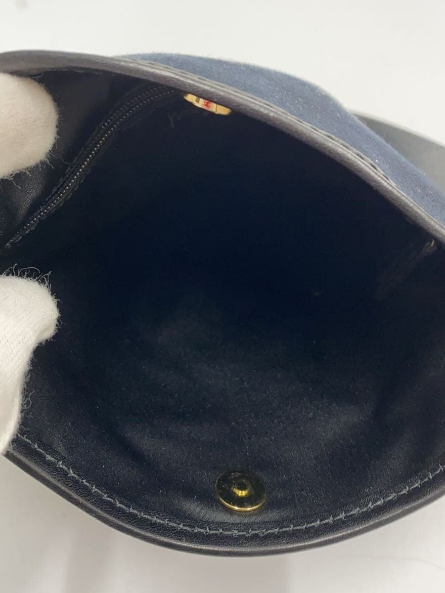 YVES SAINT LAURENT Shoulder Bag Canvas BLK 6