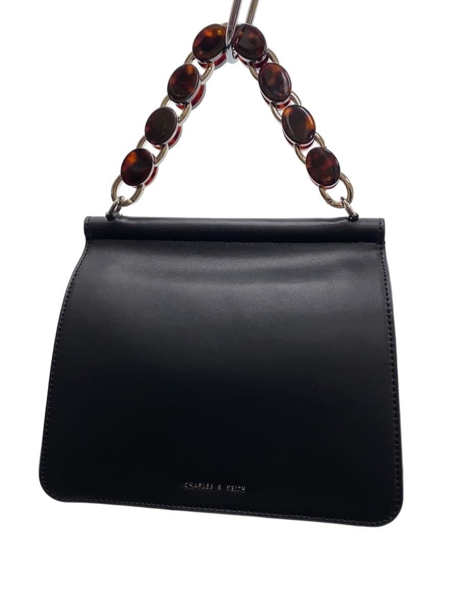 CHARLES&KEITH Handbag Faux Leather BLK