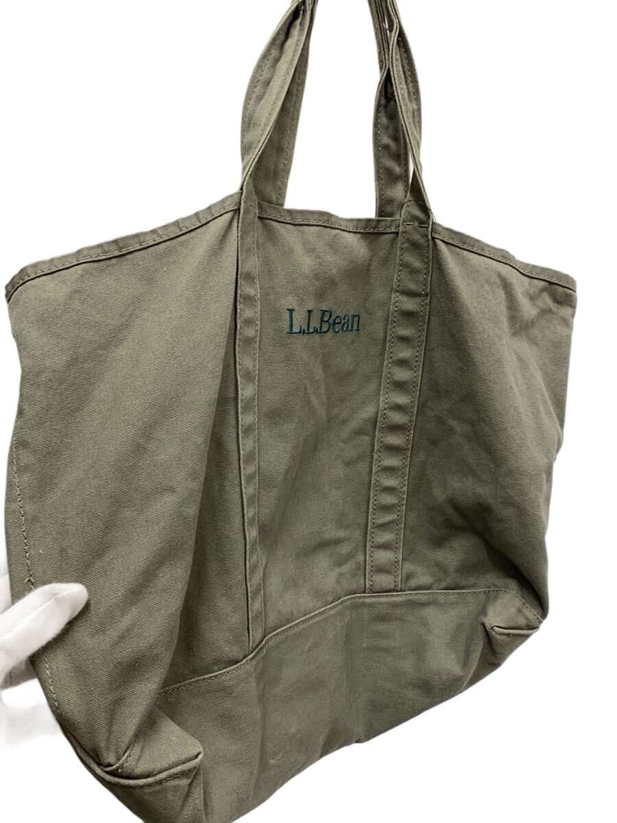 L.L.Bean Tote Bag Cotton KHK 2