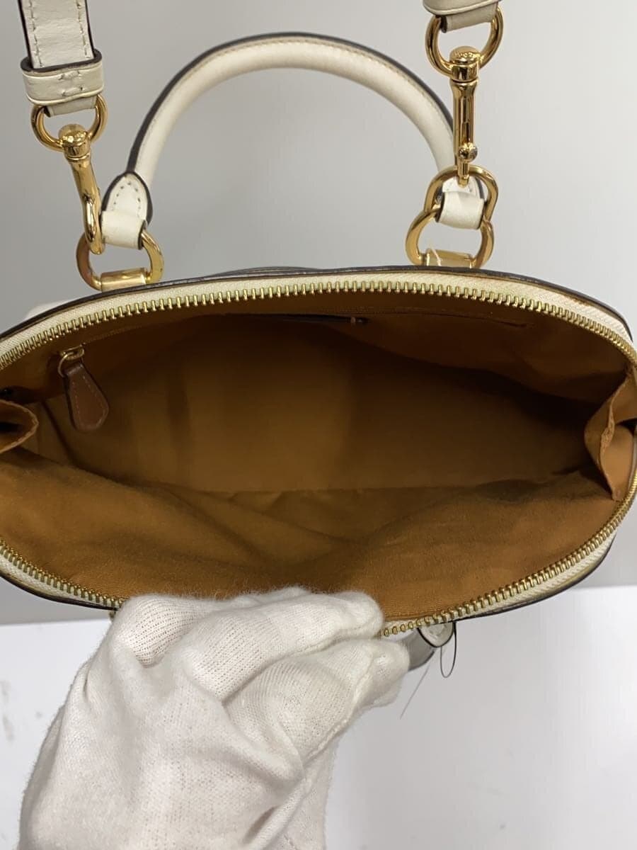 COACH Handbag_Signature_Red Leather PVC WHT All Over Pattern 6