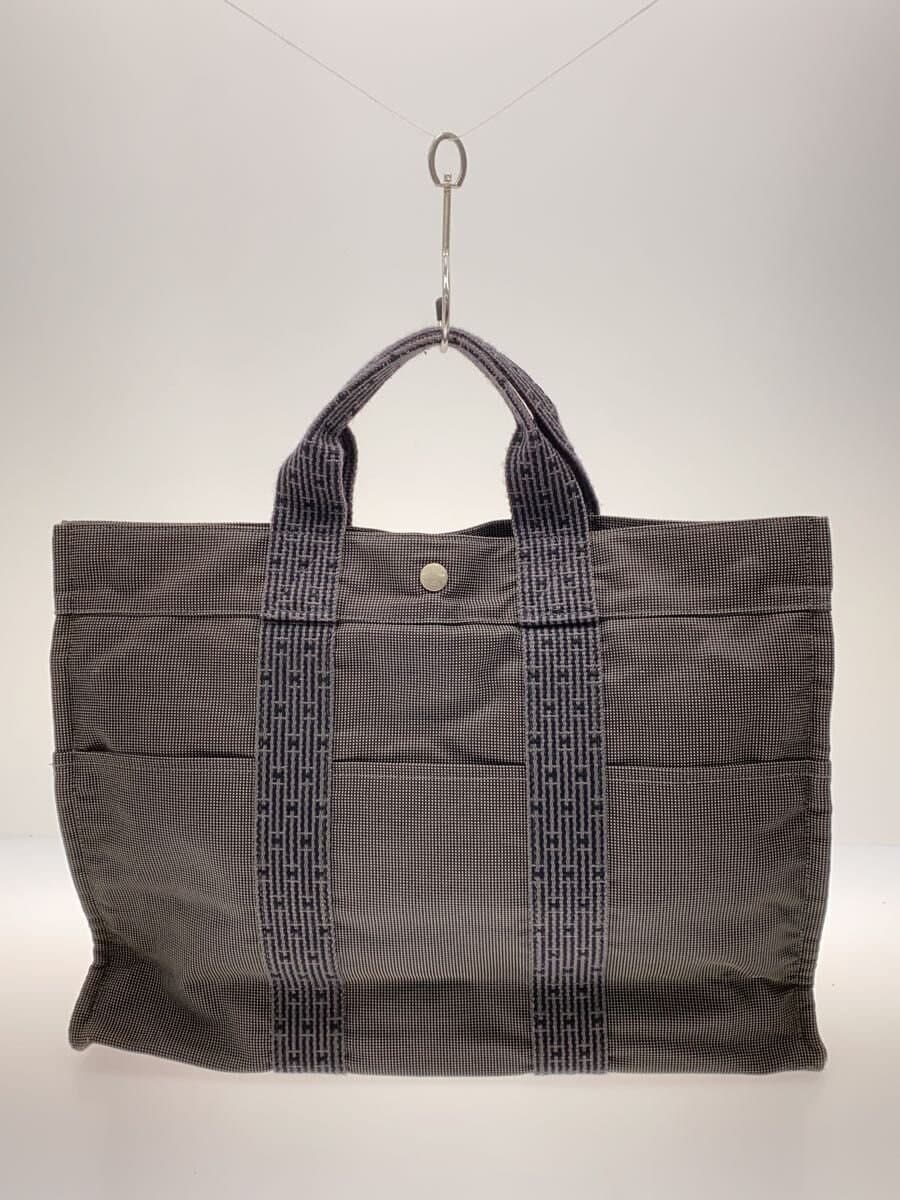 HERMES Tote Bag GRY All Over Pattern 3