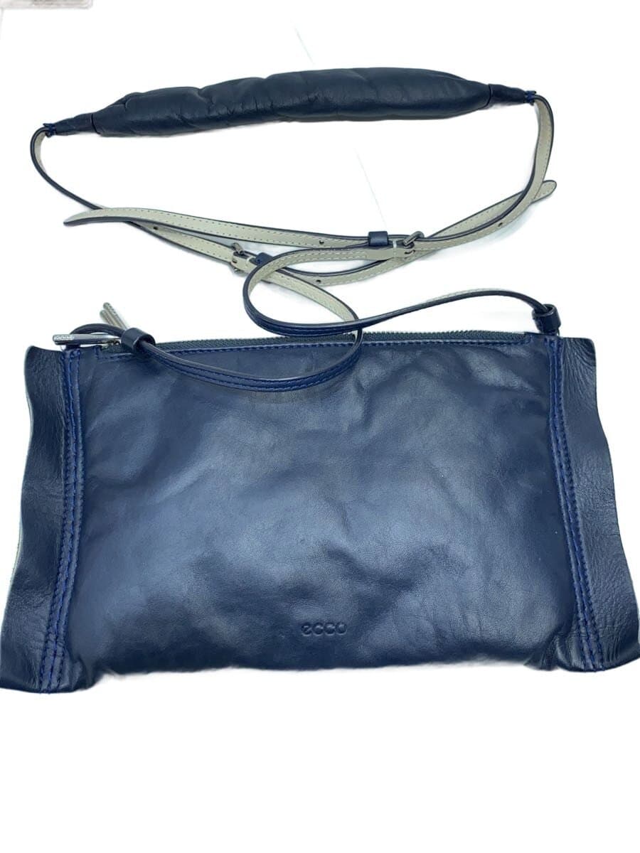 ECCO Shoulder Bag Leather NVY Solid 910590590942 2