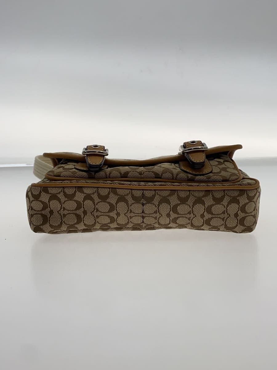 COACH Shoulder Bag BEG All Over Pattern 4