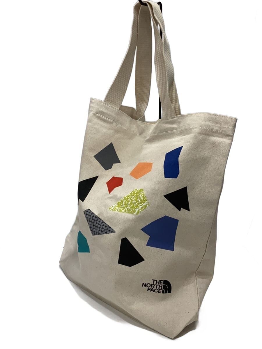 THE NORTH FACE Tote Bag WHT Print nm72550r 2