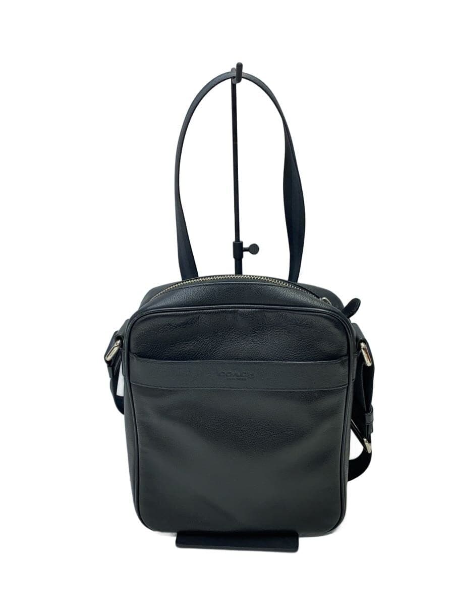 COACH Shoulder Bag Leather BLK 54782