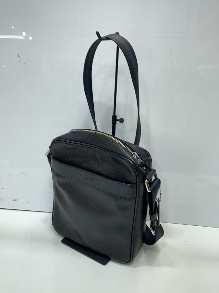 COACH Shoulder Bag Leather BLK 54782 2