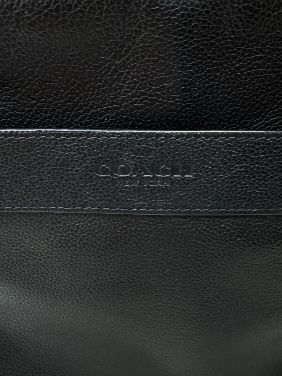COACH Shoulder Bag Leather BLK 54782 5
