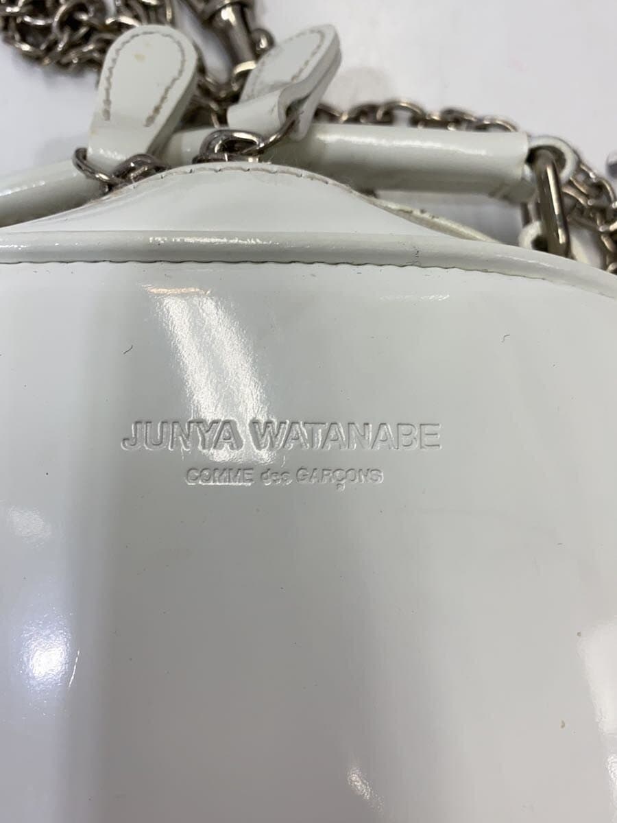 JUNYA WATANABE COMME des GARCONS Shoulder Bag Enamel WHT Plain 5