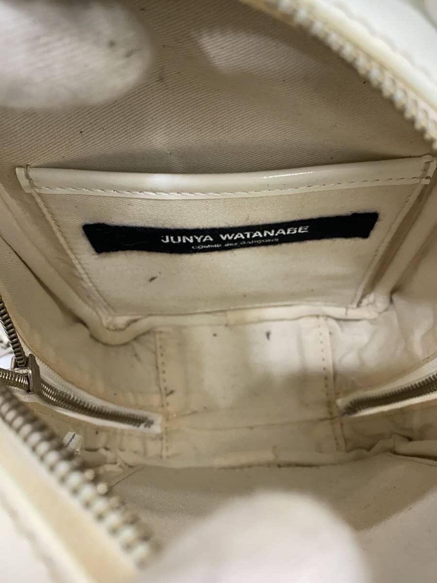 JUNYA WATANABE COMME des GARCONS Shoulder Bag Enamel WHT Plain 6