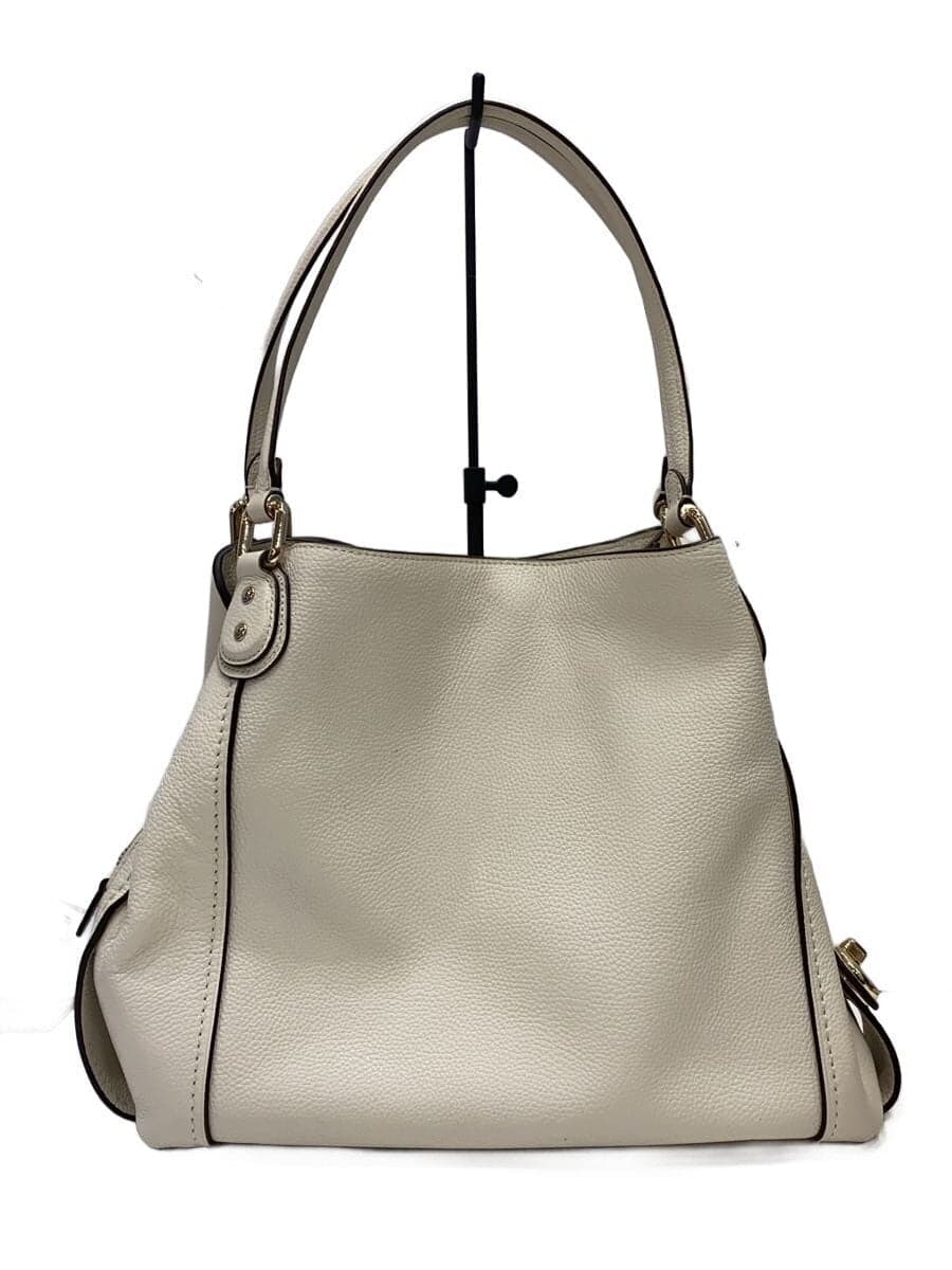 COACH handbag leather WHT solid j1632-57125 3