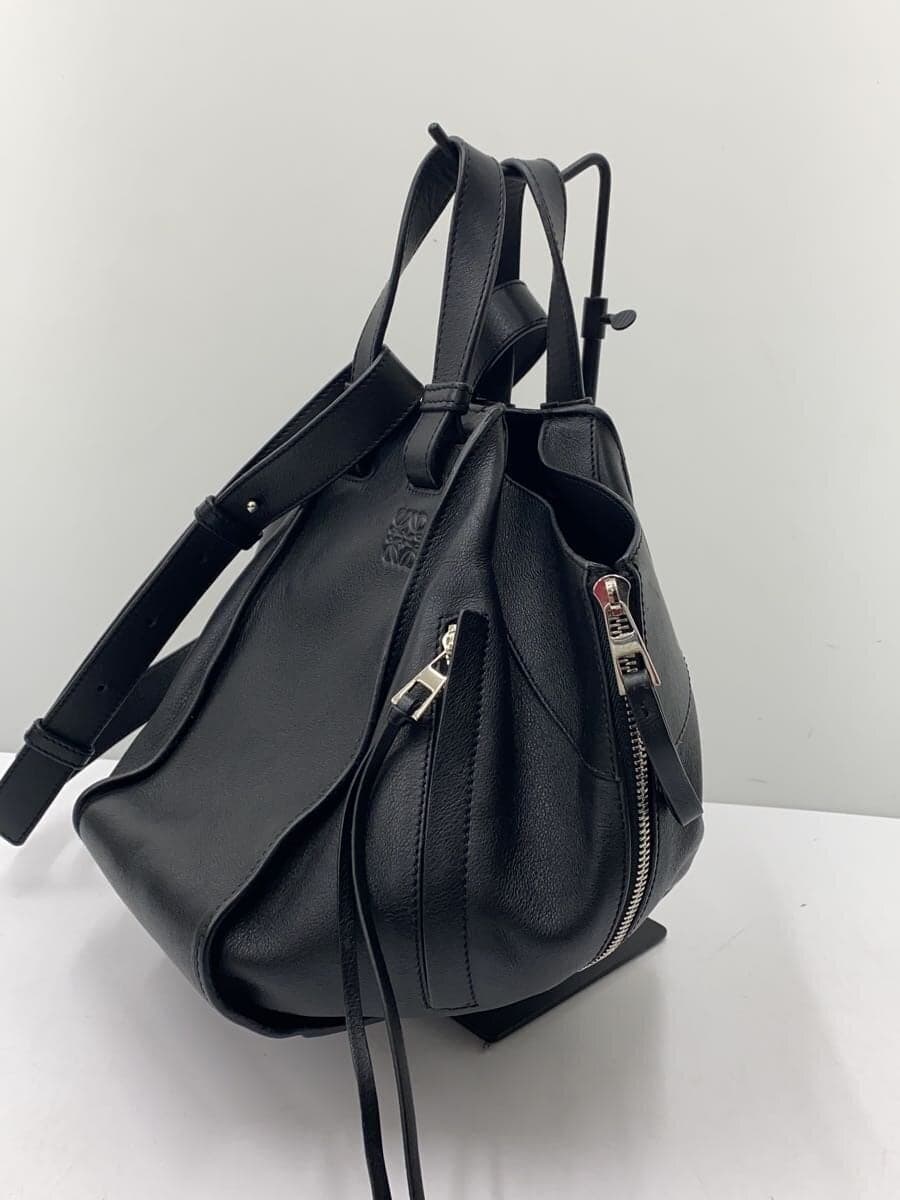 LOEWE Shoulder Bag Leather BLK Solid 2