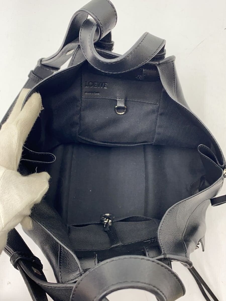 LOEWE Shoulder Bag Leather BLK Solid 6