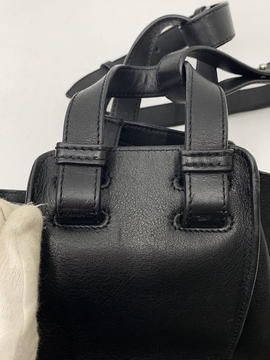 LOEWE Shoulder Bag Leather BLK Solid 7
