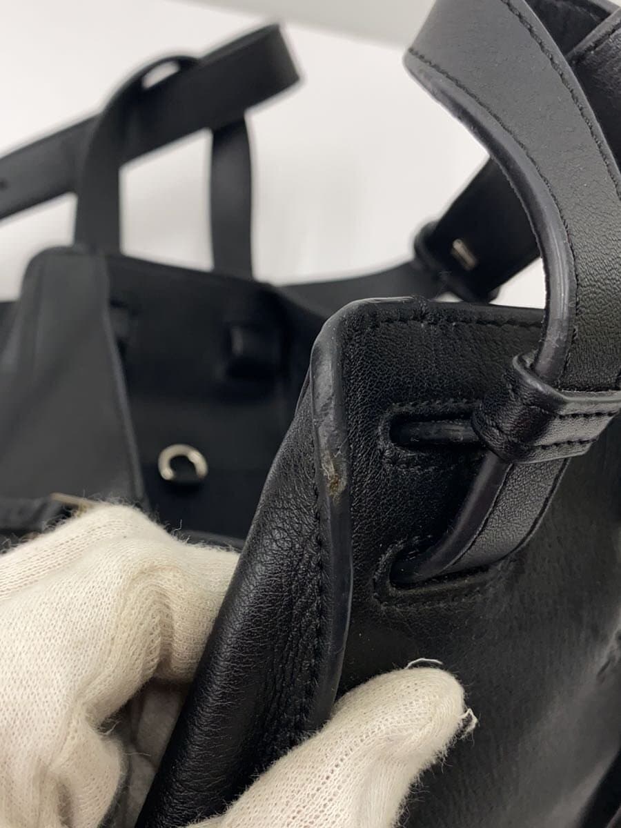 LOEWE Shoulder Bag Leather BLK Solid 8