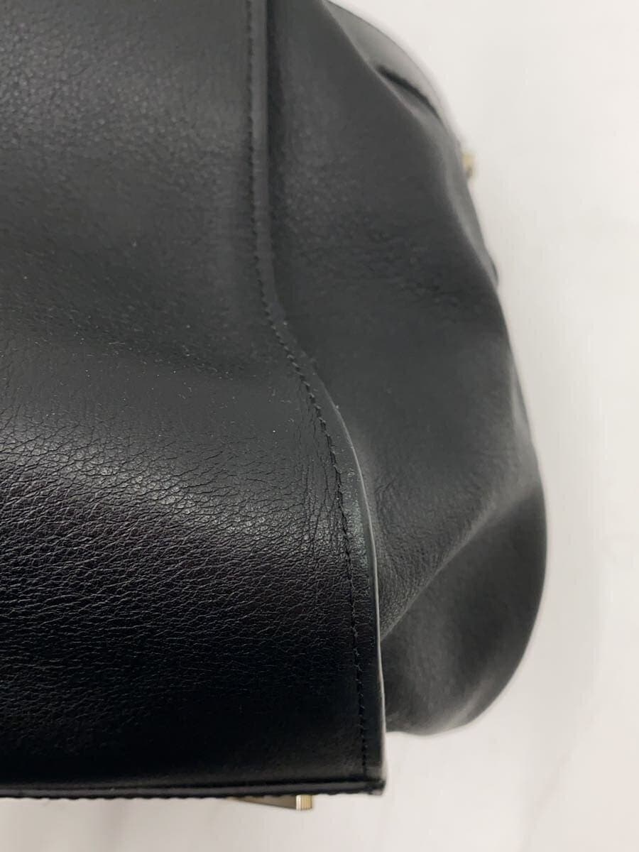 LOEWE Shoulder Bag Leather BLK Solid 9