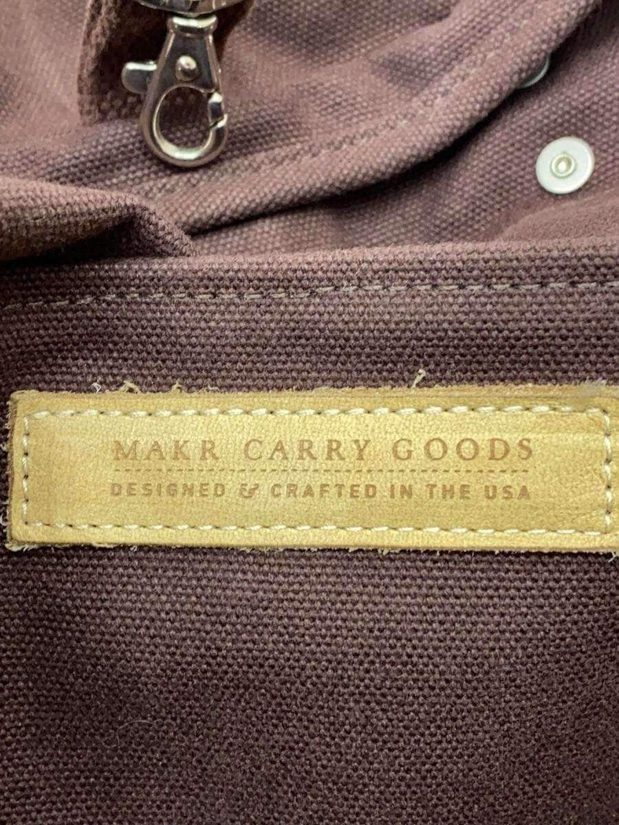 Other Brand MAKR CARRY GOODS Shoulder Bag Canvas BRW Solid 5