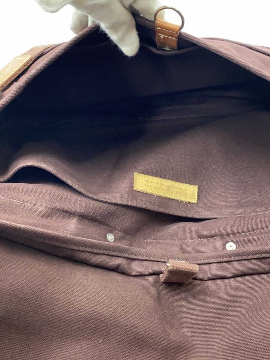 Other Brand MAKR CARRY GOODS Shoulder Bag Canvas BRW Solid 6