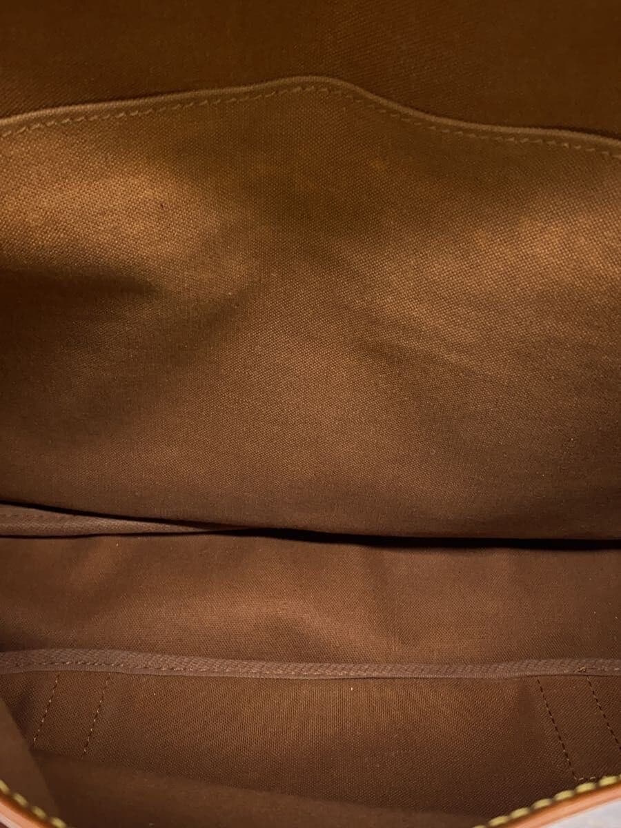 LOUIS VUITTON Saumur 43_Monogram Canvas PVC BRW 6