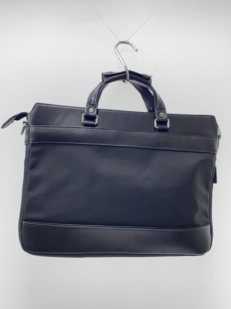 TUMI Shoulder Missing Part With Initials Briefcase BLK Solid 3