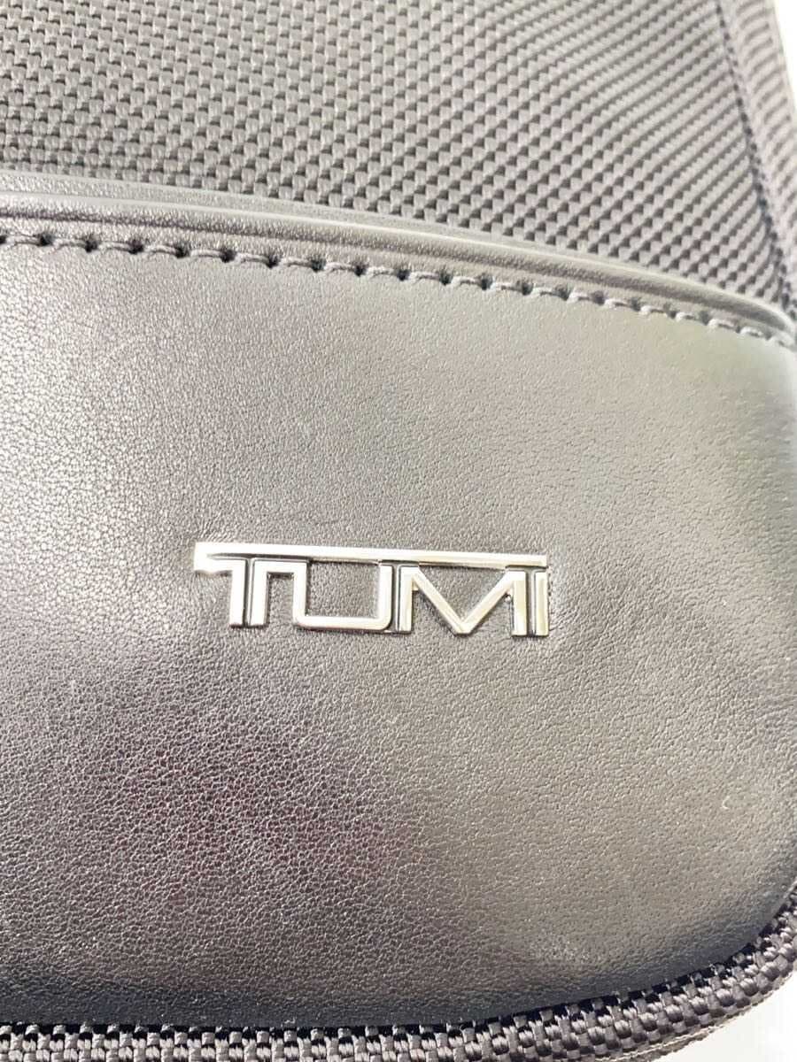 TUMI Shoulder Missing Part With Initials Briefcase BLK Solid 5