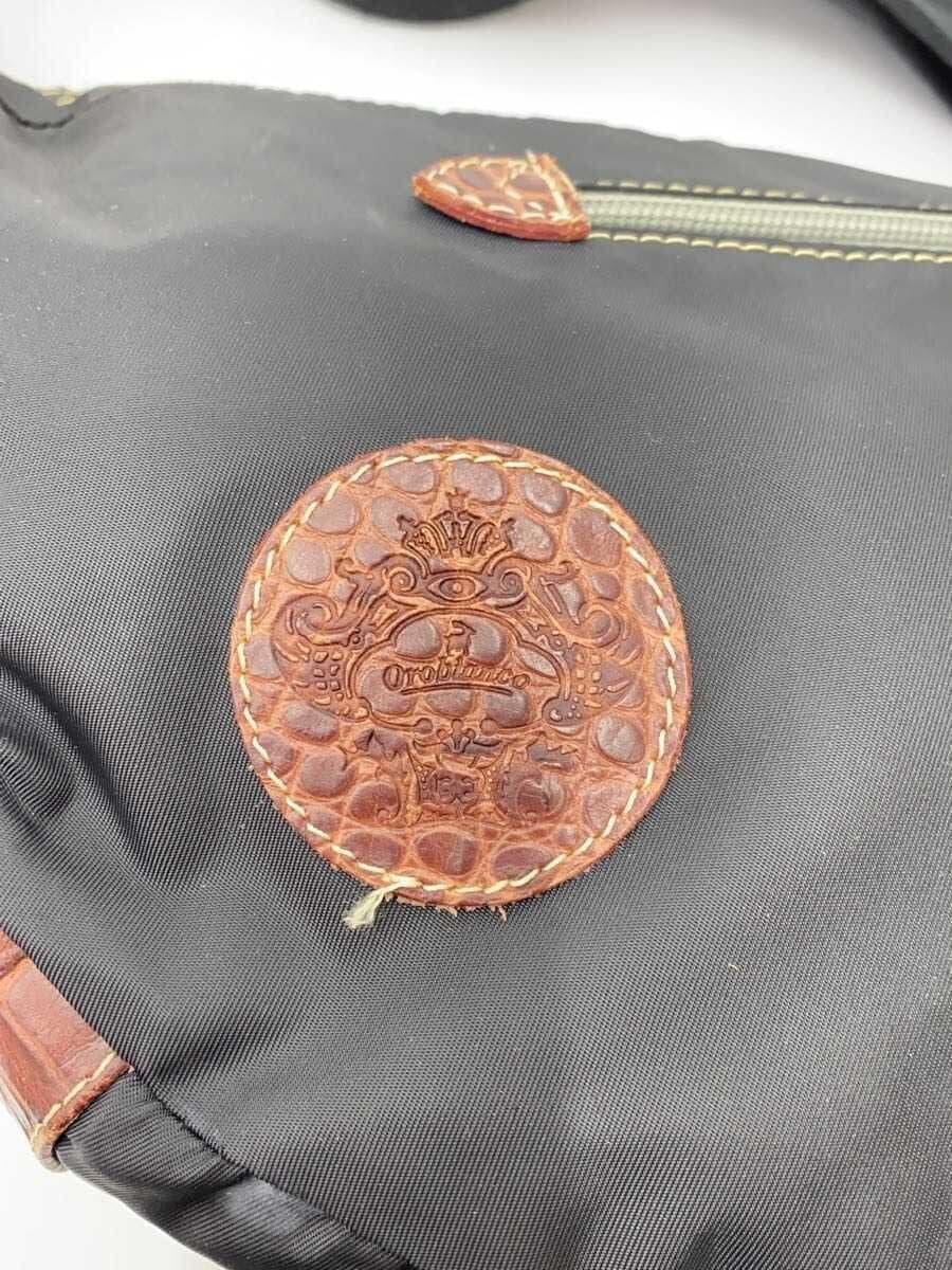 Orobianco Shoulder Bag Nylon BLK Solid 5