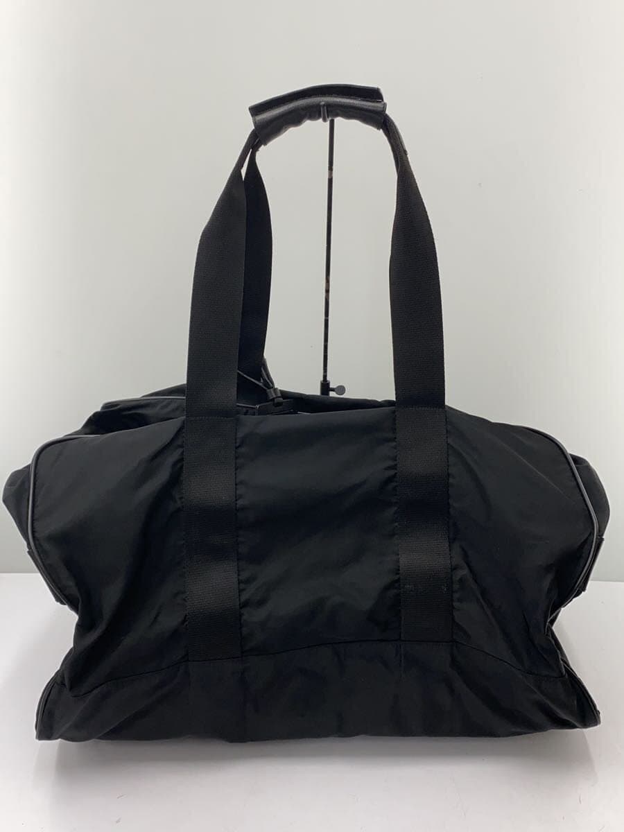 PRADA Bottom Stain Shoulder Missing Part Key Missing Part Boston Bag Nylon BLK Solid 3