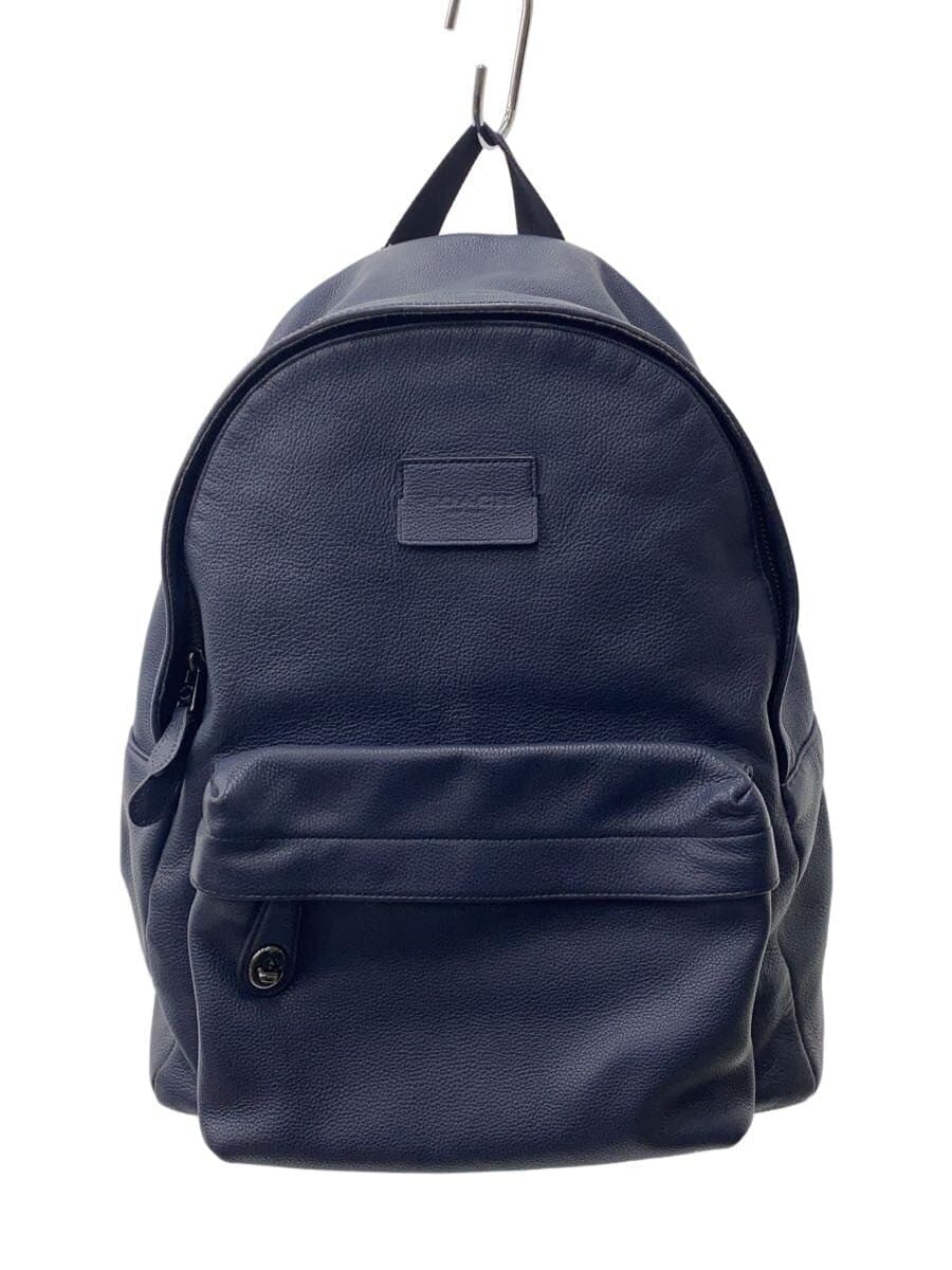 COACH Backpack Leather NVY 71622